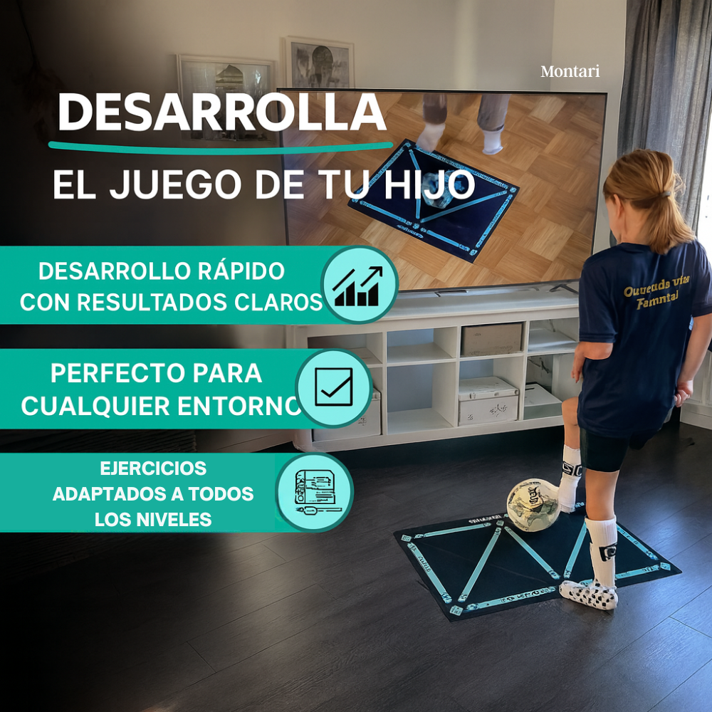 Kit de entrenamiento de fútbol Montari® – Dominio Total, en cualquier lugar